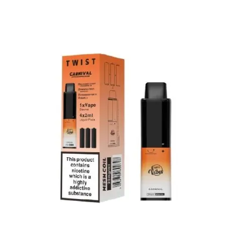 Happy Vibes Twist Disposable Vape - Carnival for £10.99