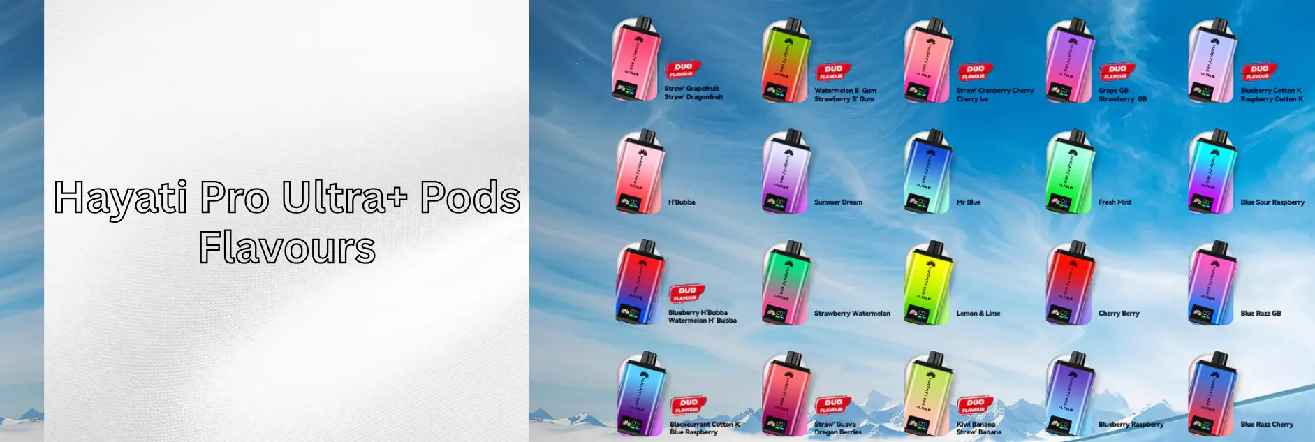 Hayati Pro Ultra Plus Pods | 25000 Puffs