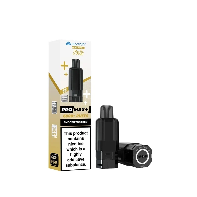 Hayati Pro Max Plus Pods 6000 Puffs - 20mg | Smooth Tobacco