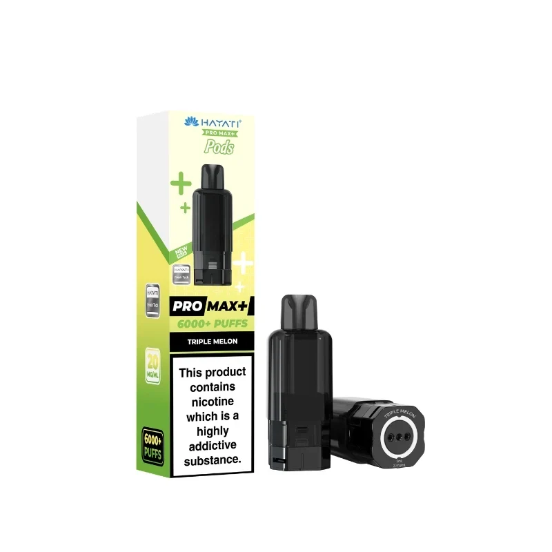 Hayati Pro Max Plus Pods 6000 Puffs - 20mg | Triple Melon