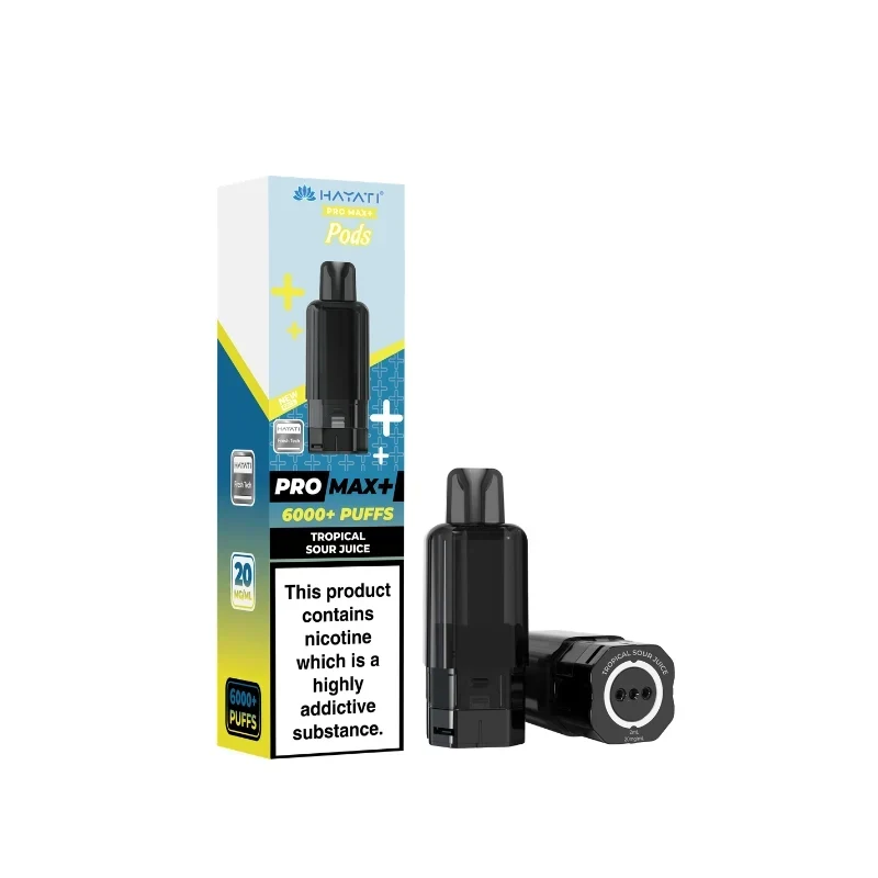 Hayati Pro Max Plus Pods 6000 Puffs - 20mg | Tropical Sour Juice