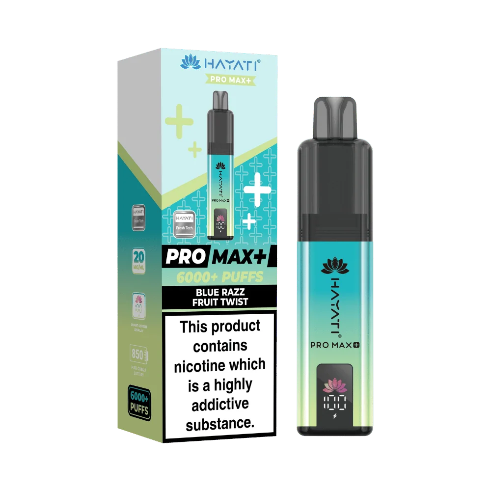 Hayati Pro Max Plus 6000 - 20mg | Blue Razz Fruit Twist