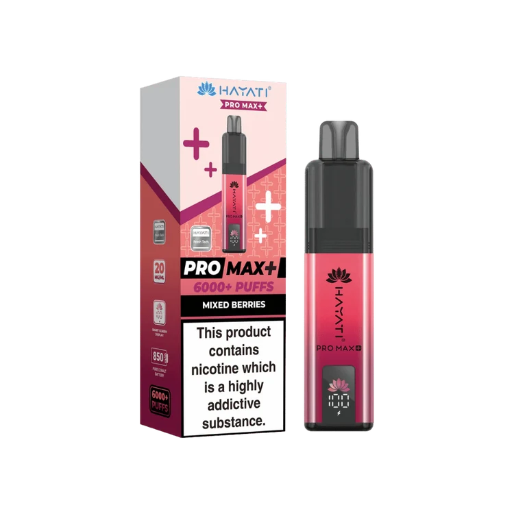 Hayati Pro Max Plus 6000 - 20mg | Mixed berries