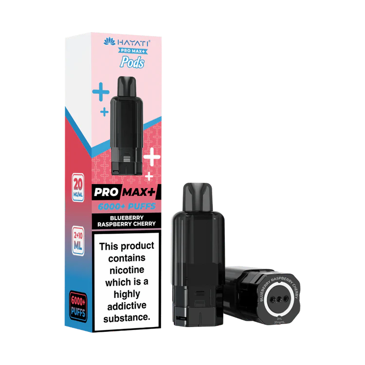 Blueberry Raspberry Cherry Hayati Pro Max Plus Pods