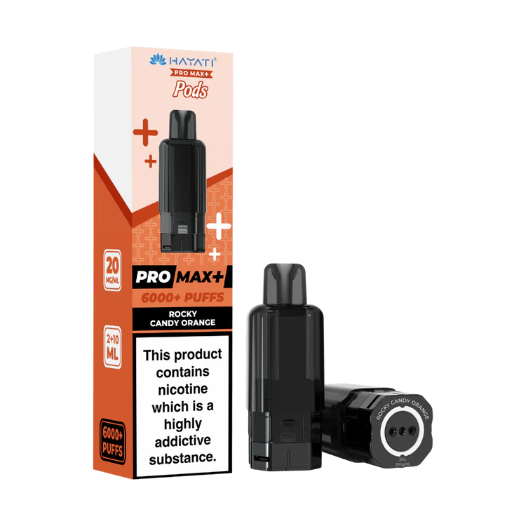 Rocky Candy Orange Hayati Pro Max Plus Pods