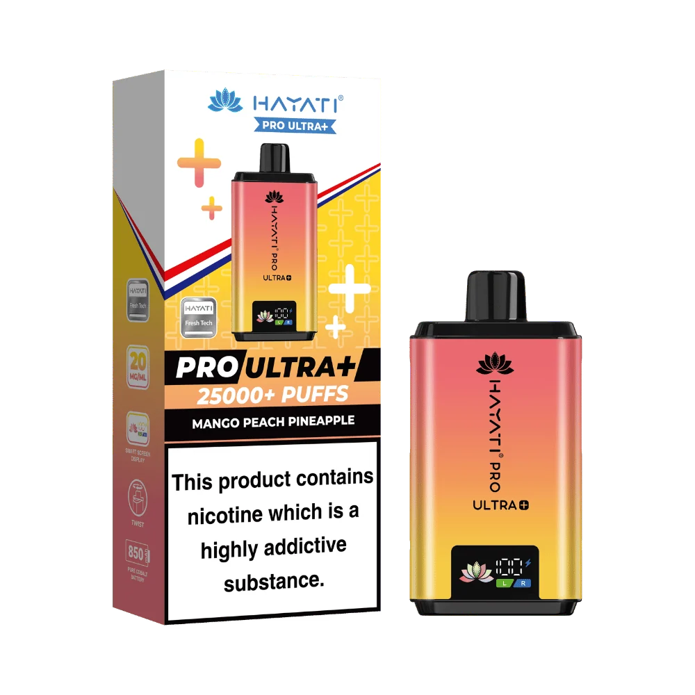 Hayati Pro Ultra Plus 25K Mango Peach Pineapple