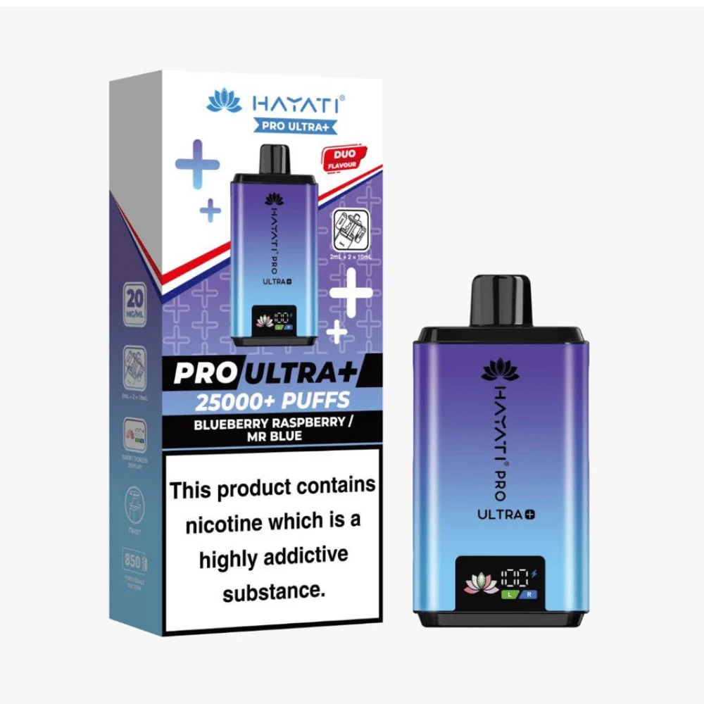 Hayati Pro Ultra Plus 25K - Blueberry Raspberry / Mr Blue
