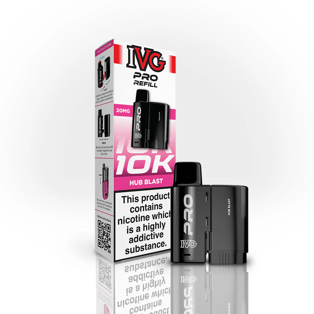 IVG Pro 12 Hub Blast Refill Pods | 10mg