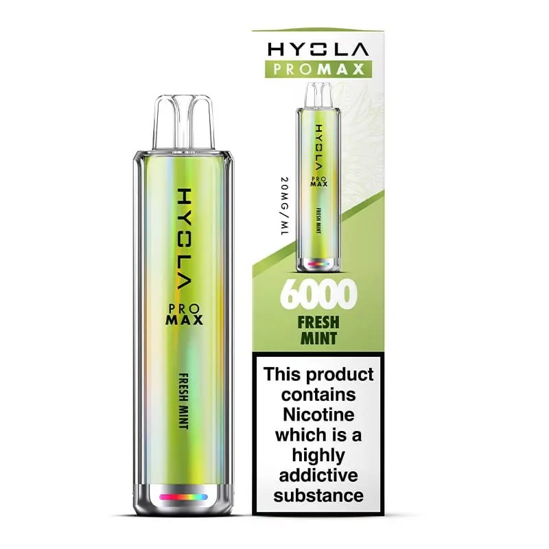 Fresh Mint HYOLA Pro Max HY6000 Disposable Vape 