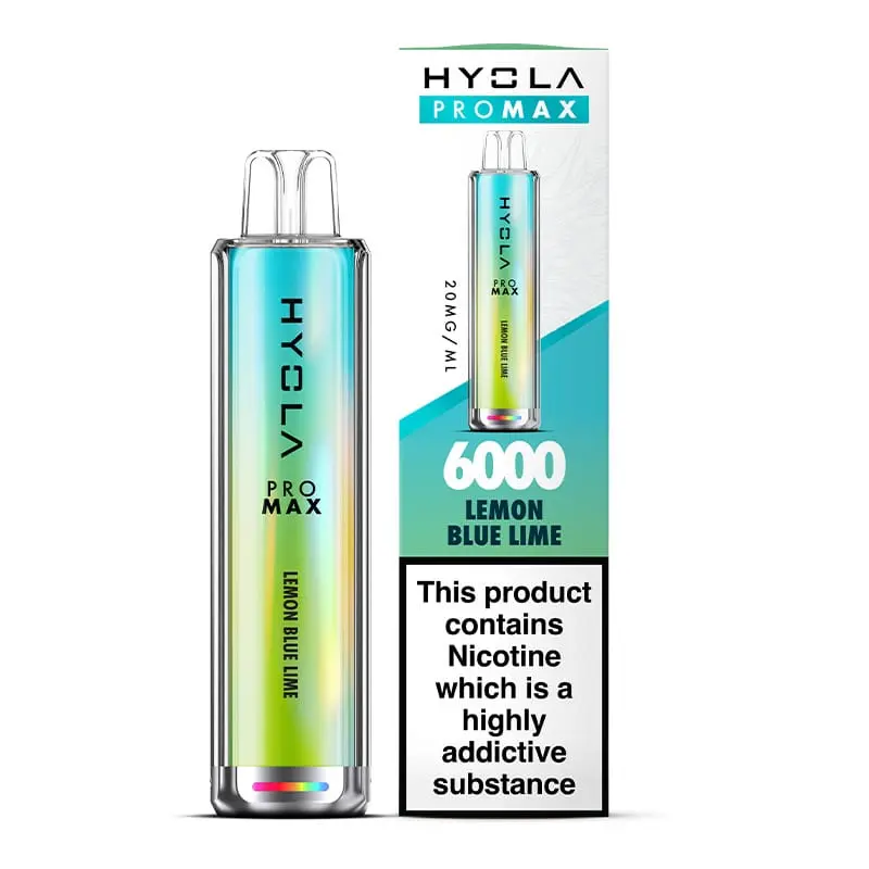 Lemon Blue Lime HYOLA Pro Max HY6000 Disposable Vape 