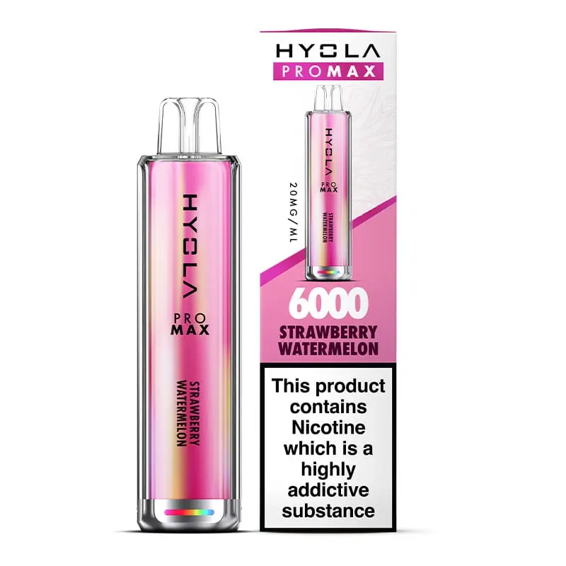 Strawberry Watermelon HYOLA Pro Max HY6000 Disposable Vape 