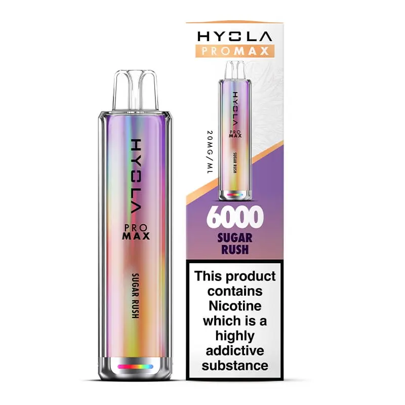 Sugar Rush HYOLA Pro Max HY6000 Disposable Vape 