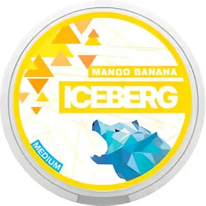Mango Banana Light Nicotine Pouches by Ice Berg 20mg/g