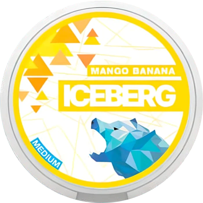  Mango Banana Light Nicotine Pouches by Ice Berg 20mg/g 