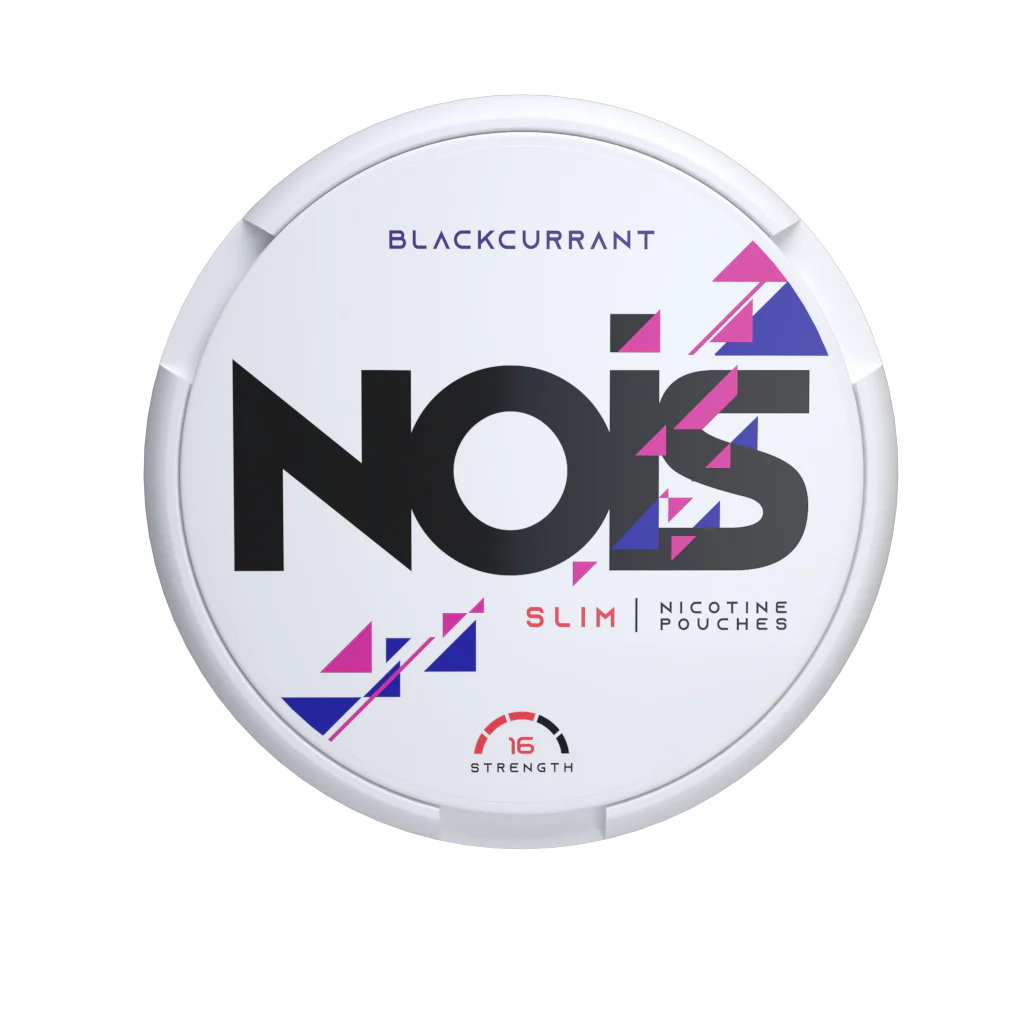 Nois Slim White Nicotine Pouches - Blackcurrant | 16mg