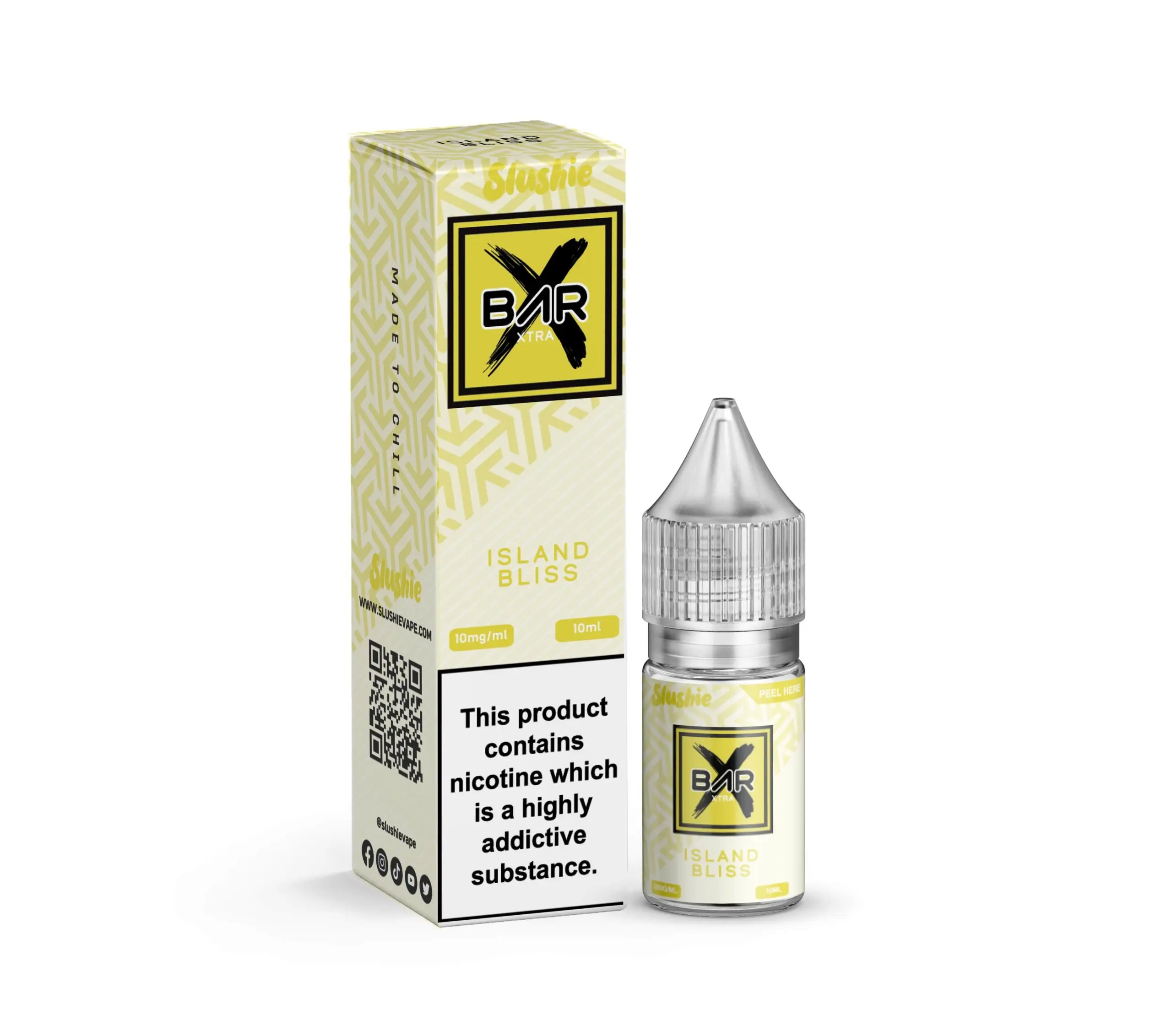  Iceland Bliss Nic Salts E-Liquid by Slushie Bar Xtra 10ml 