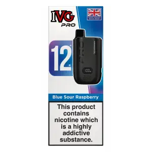 Blue Sour Raspberry IVG PRO 12 Pod Kit