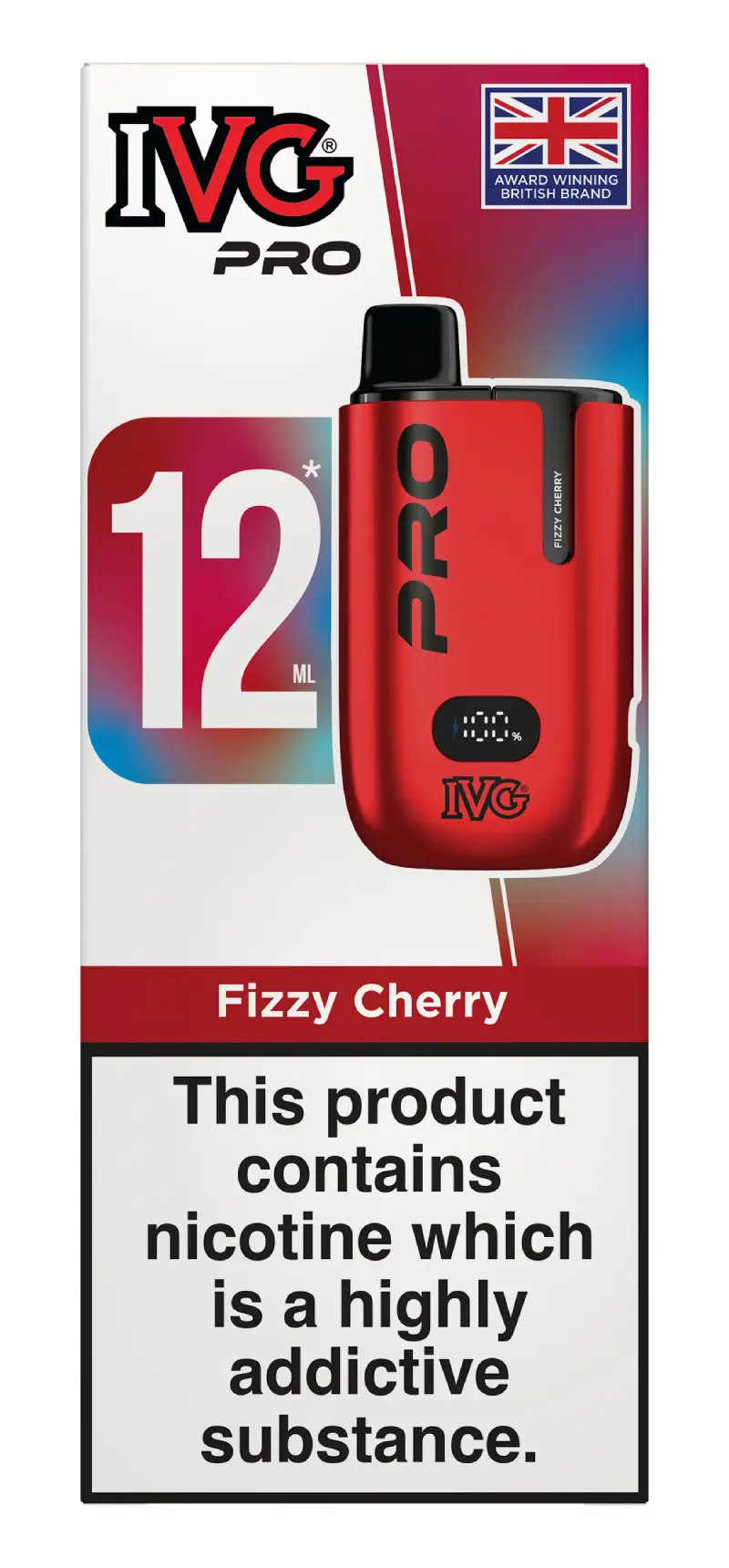 Fizzy Cherry IVG PRO 12 Pod Kit