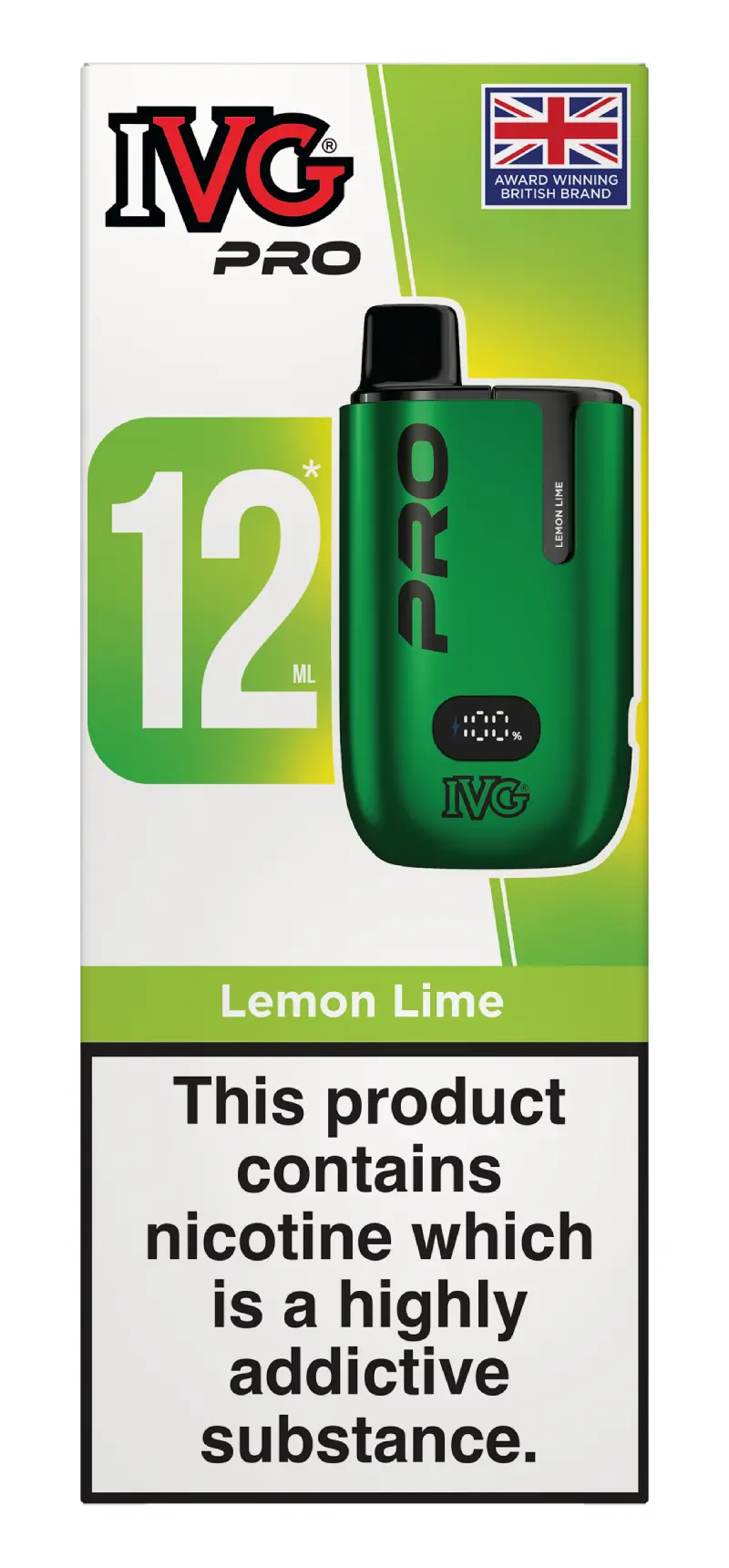 Lemon Lime IVG PRO 12 Pod Kit