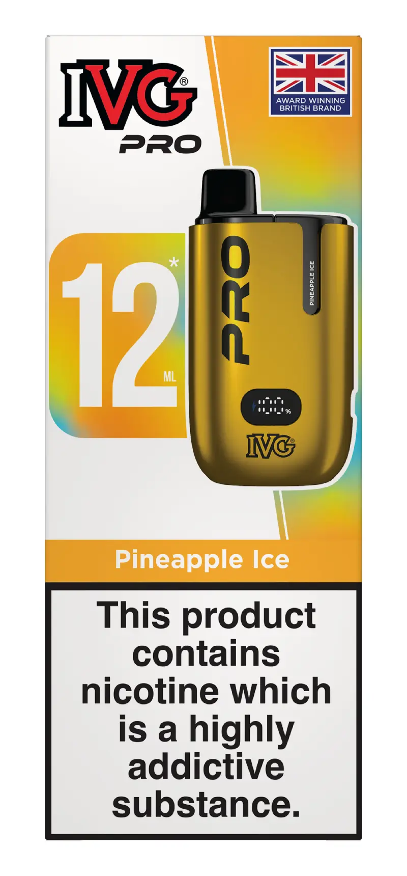 Pineapple Ice IVG PRO 12 Pod Kit