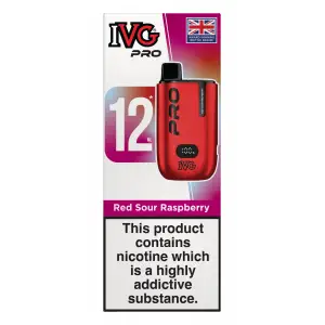 Red Sour Raspberry IVG PRO 12 Pod Kit