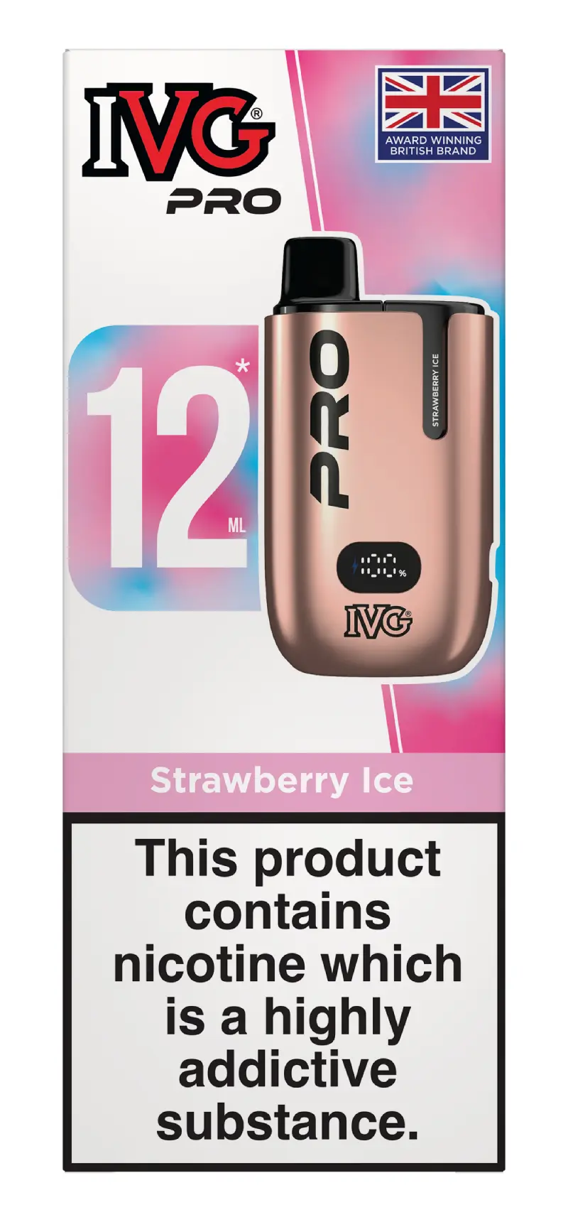 Strawberry Ice IVG PRO 12 Pod Kit