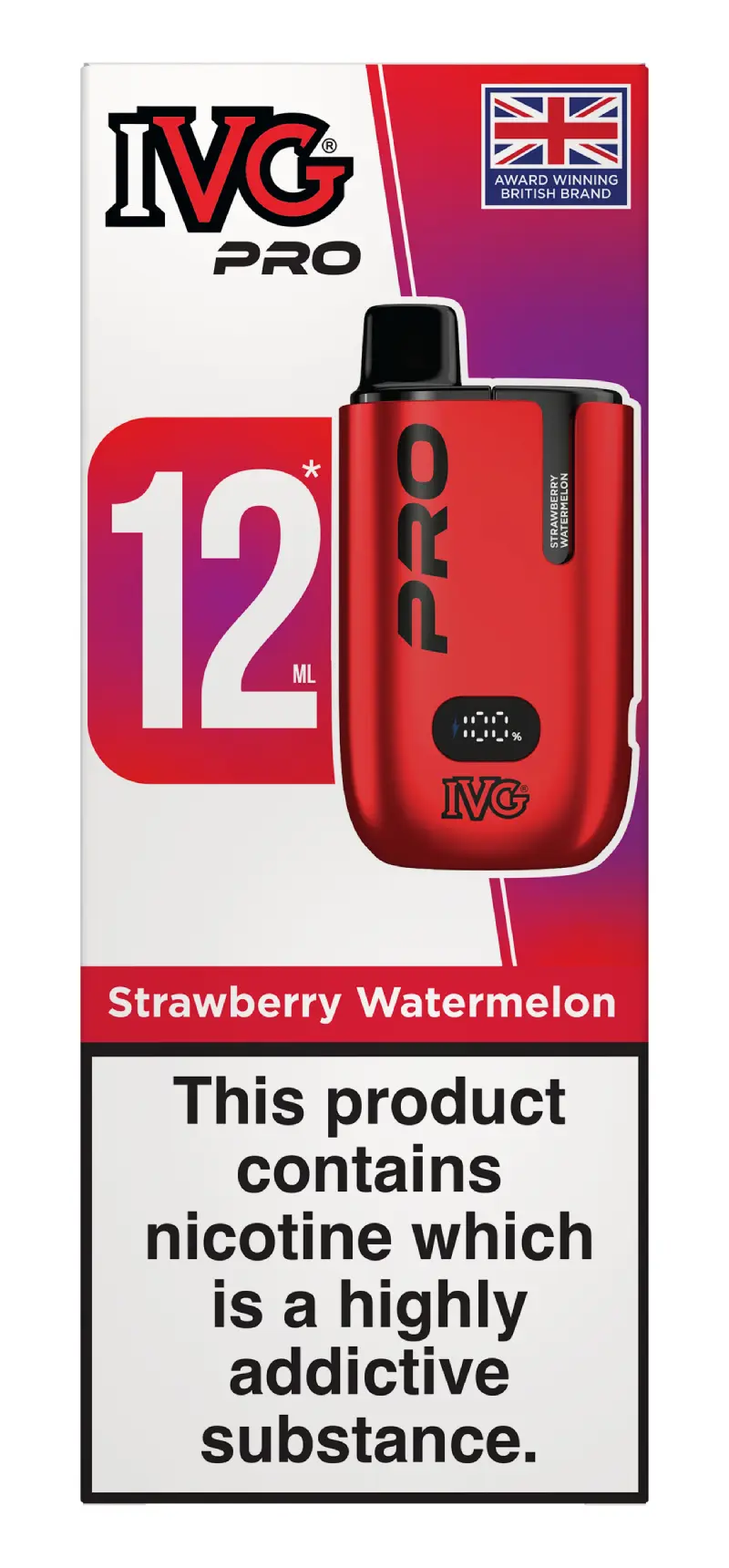 Strawberry Watermelon IVG PRO 12 Pod Kit