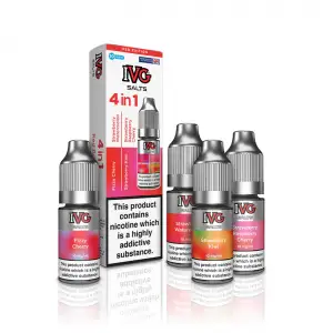 Red Edition 4 in 1 Nic Salt E-Liquid by IVG (4 x 10ml)