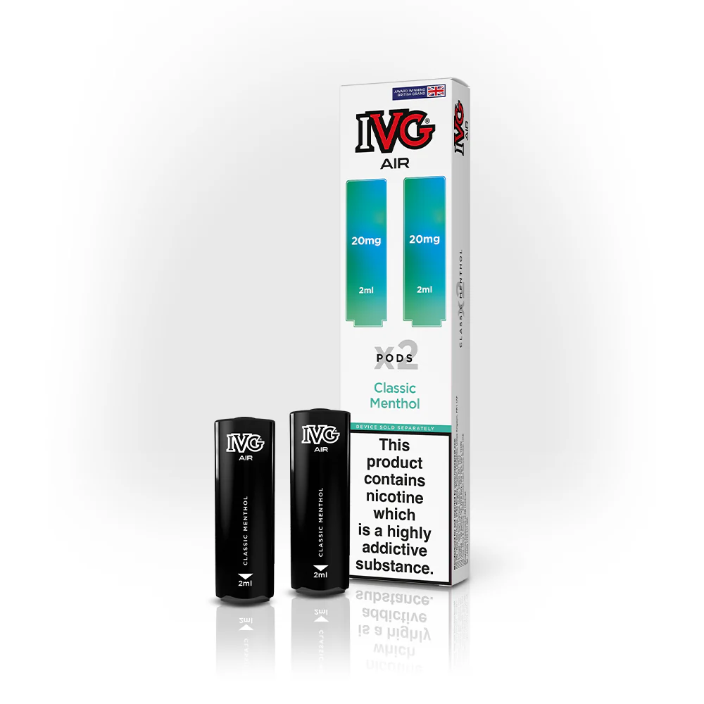 Classic Menthol IVG Air Prefilled Disposable Vape Pods 20mg