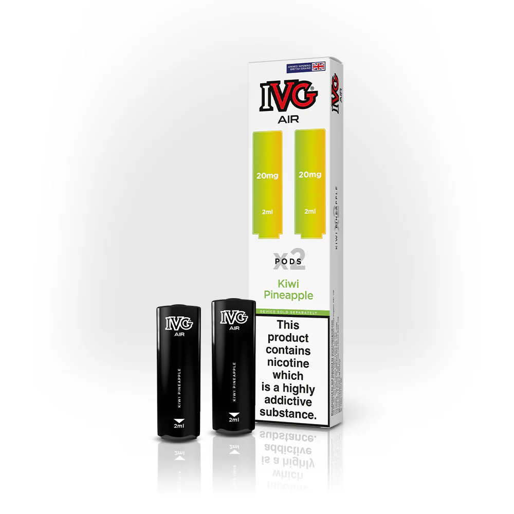  Kiwi Pineapple IVG Air Prefilled Disposable Vape Pods 20mg 