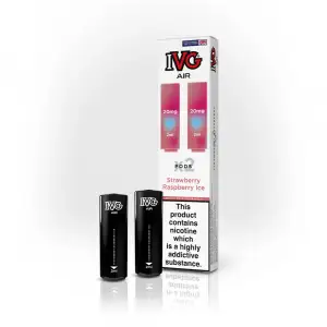 Strawberry Raspberry Ice IVG Air Prefilled Disposable Vape Pods 20mg