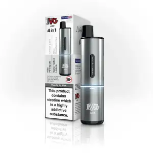 Silver(4 in 1) IVG Air 4 in 1 Disposable Vape Starter Kit 20mg
