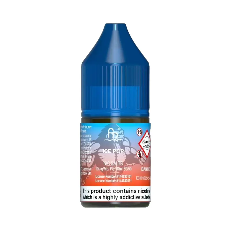  Ice Pop Nic Salt E-Liquid R and M Tornado Salts By Fumot 10ml 