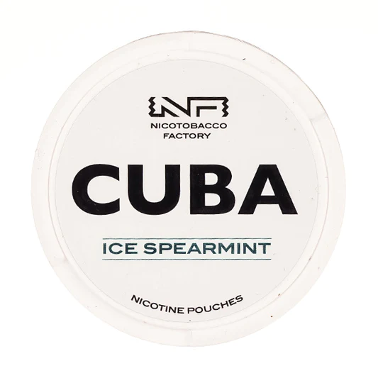 Ice Spearmint Nicotine Pouches by Cuba White 16mg