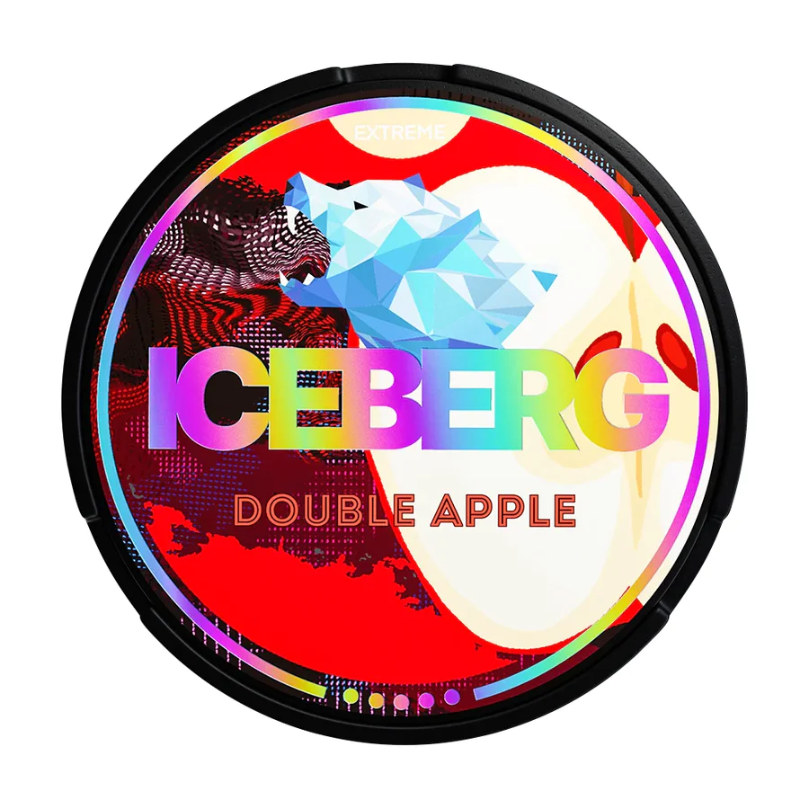  Double Apple Extreme Nicotine Pouches by Ice Berg 150mg/g 