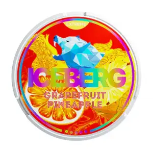 Grapefruit Pineapple Extra Strong Nicotine Pouches by Ice Berg 120mg/g