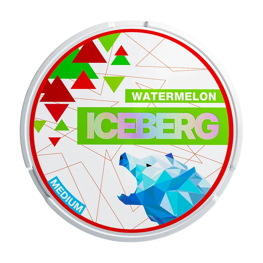  Watermelon Light Nicotine Pouches by Ice Berg 20mg/g 