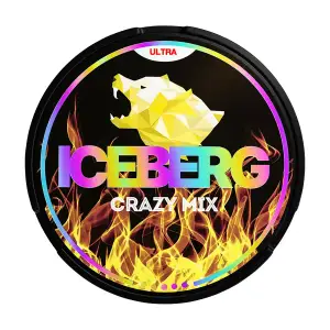 Crazy Mix Ultra Nicotine Pouches by Ice Berg 150mg/g
