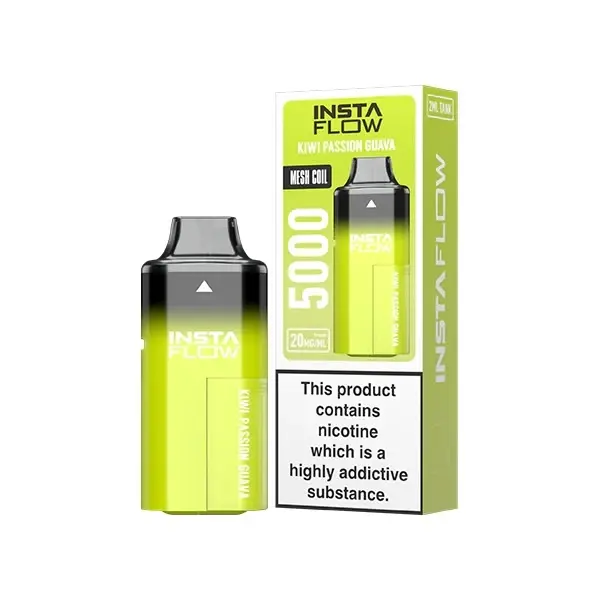  Kiwi Passion Guava by Instafill Instaflow 5000 Disposable Vape Kit 