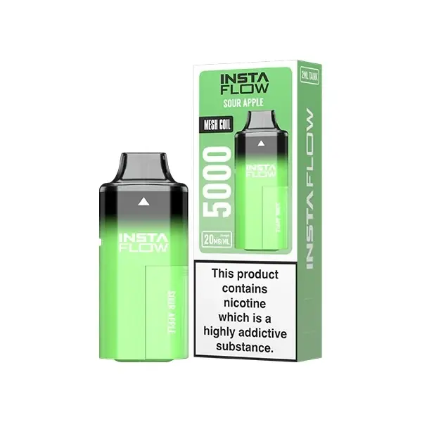  Sour Apple by Instafill Instaflow 5000 Disposable Vape Kit 