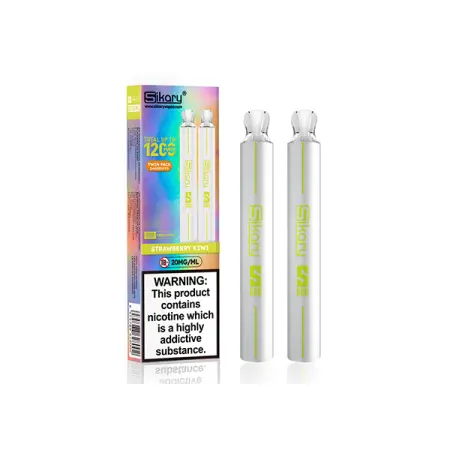 Strawberry Kiwi by Sikary S600 Disposable Vape 20mg - Twin Pack