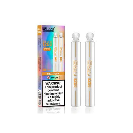 Fruit Gum by Sikary S600 Disposable Vape 20mg - Twin Pack