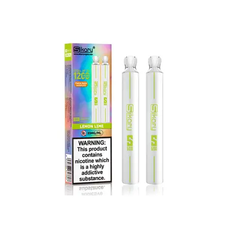 Lemon Lime by Sikary S600 Disposable Vape 20mg - Twin Pack