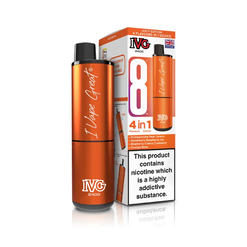 ivg 2400 red raspberry edition IVG 2400 Juicy Edition - 2400 Puffs
