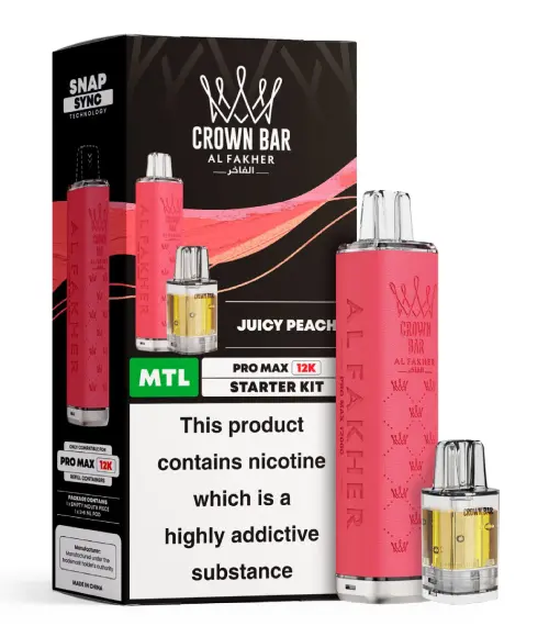 Al Fakher 12K Pro Max Prefilled Pod Kit - Juicy Peach