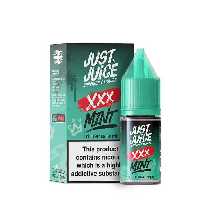 XXX Mint Nic Salt E-Liquid Bar By Just Juice 10ml - 20mg