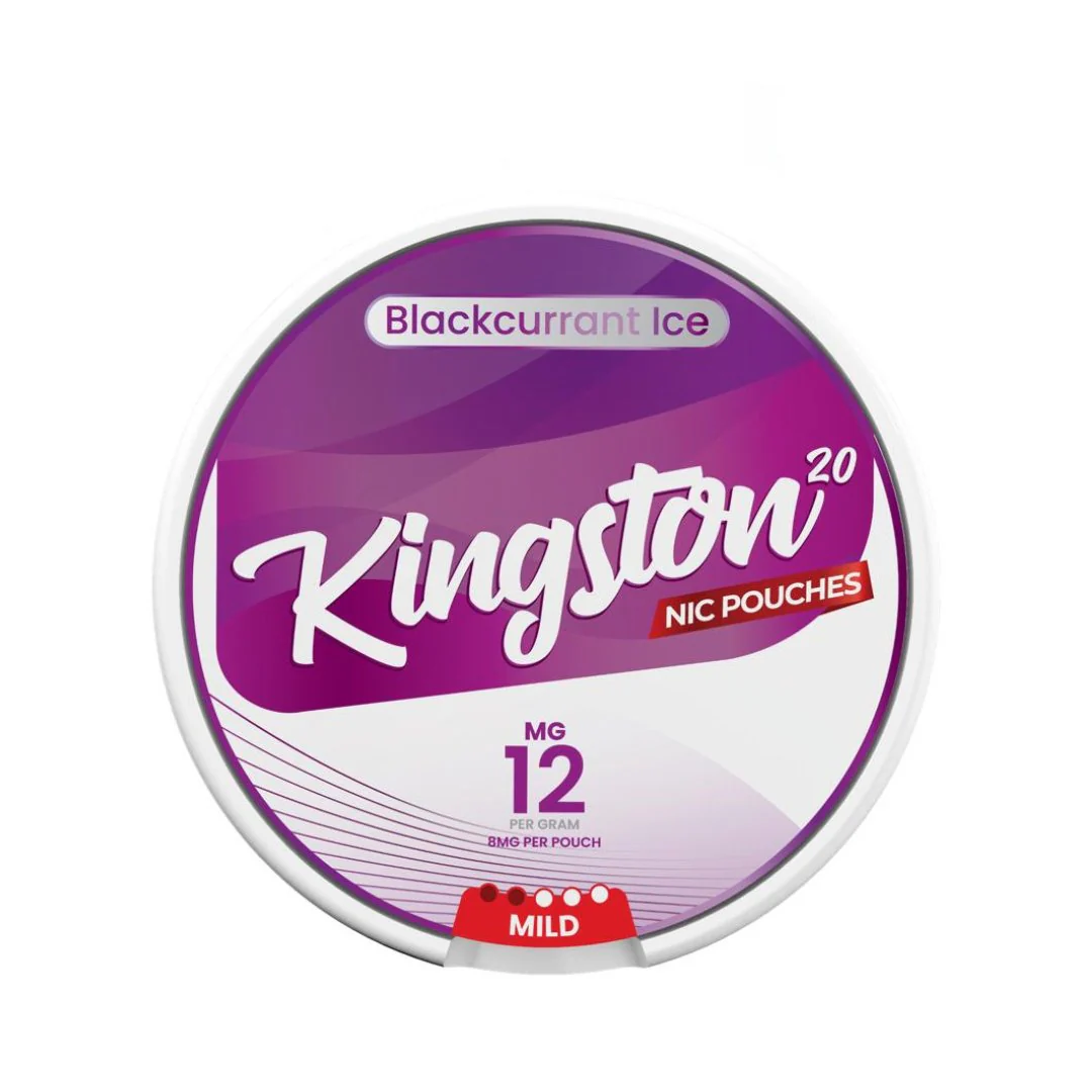  Blackcurrant Ice Nicotine Pouches by Kingston | Pack of 20 | 18mg 