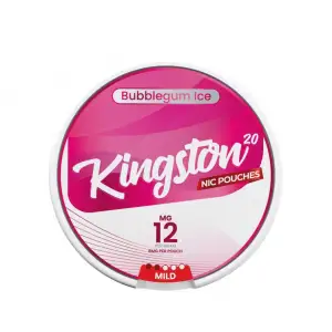 Bubblegum Ice Nicotine Pouches by Kingston | Pack of 20