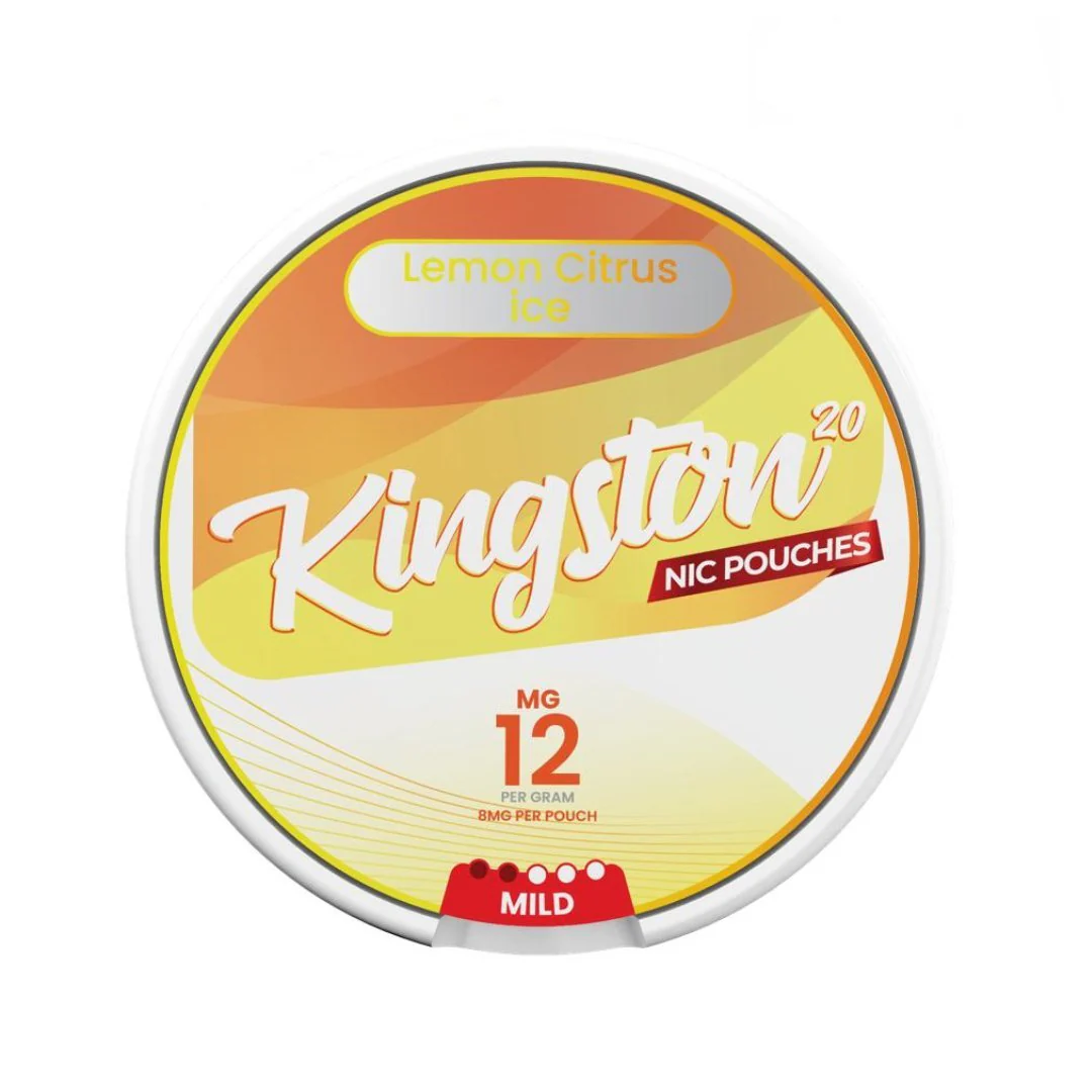  Lemon Citrus Ice Nicotine Pouches by Kingston | Pack of 20 