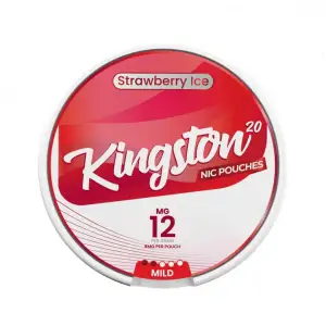 Strawberry Ice Nicotine Pouches by Kingston | Pack of 20